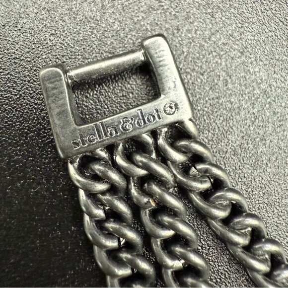 Stella & Dot Peacock Blue and Green Gemstone Bracelet - Picture 11 of 16